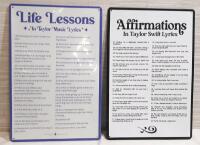 2 New Taylor Swift Lyrics Metal Signs