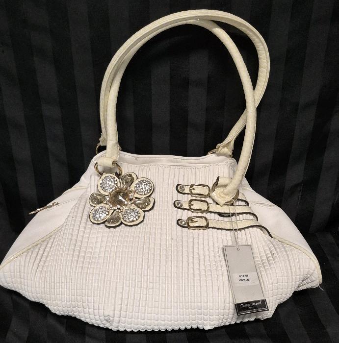 As New Women's Bling Handbag 17" Long by 10.5" Tall