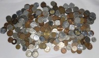 World Coin Lot w/1967 Canadian Silver Quarter & Lebanon Silver Coin