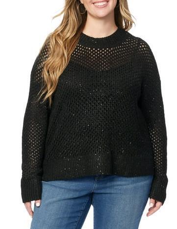 New sz XS Women's Jessica Simpson Mukami Open Knit Sweater