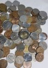 World Coin Lot w/1967 Canadian Silver Quarter & Lebanon Silver Coin - 5