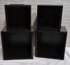 4 Nexxt Quadrant Corner Mounted Accent Shelves with Photo Openings Espresso - 5