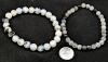 New A DROP OF CRAFT MAGICK CO Tree of Life Sphere + 2 Polished Stone Expansion Bracelets : Rainbow Moonstone & Black Rutile (One Size Fits Most) - 3