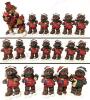 18 Resin Winter Holiday Bear Figures, 4.75" - 7.5"