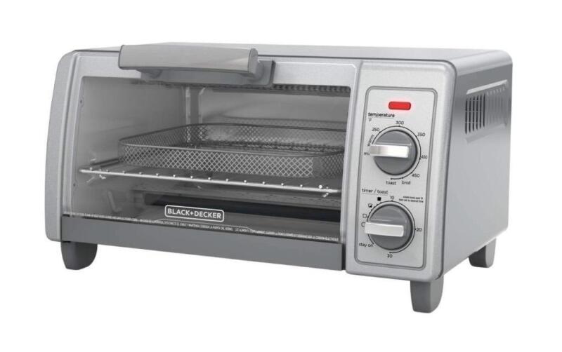 As-New Black and Decker 4-Slice Toaster Oven - Retails for $29.99