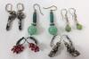 8 Pairs Vintage Earring Set . See photos for size - 3