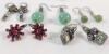 8 Pairs Vintage Earring Set . See photos for size - 4