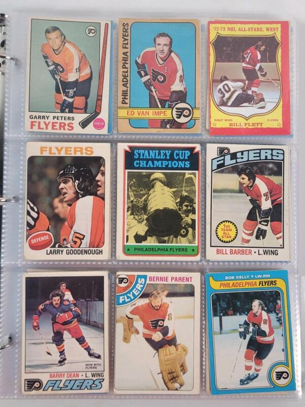 1969 - 2024 Philadelphia Flyers NHL Hockey Trading Card Singles , 207 Trading Cards