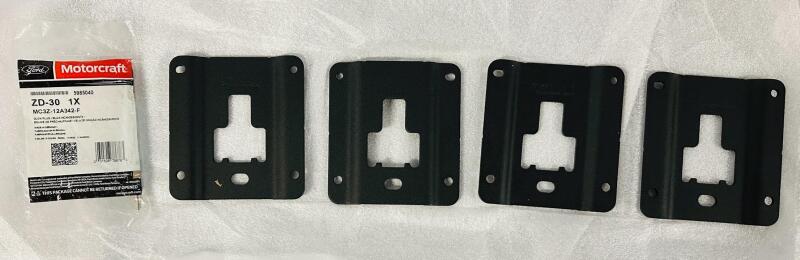 New Ford Auto Parts/Accessories; Includes Standard Interface Plate Kit for Box Accessories for Ford Raptor (4 Pieces) and ZD-30 Glow Plug (1999-2003 Ford F250)