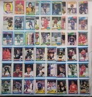 1969 - 1989 O Pee Chee NHL Hockey Trading Cards , 54 Trading Cards .