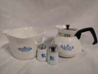 Vintage Corning Ware Coffee Pot & Sauce Pot +