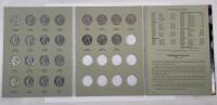 1988 - 1996 USA Washington 25 Cent Quarters in Collector Book , Complete Set . 23 Coins