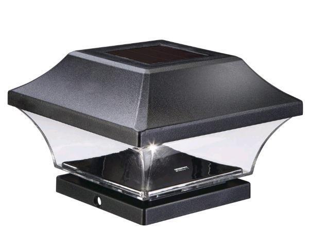NOMA Solar Post Light, Black/Bronze, 8-pk, Retail's for $49.99