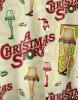 Fabulous New Men&rsquo;s Size XL Vintage 80s Christmas Movie Shirt - A Christmas Story Retro Leg Lamp Button-Front Collar Shirt with Pocket, Machine Washable Loose Fit Short Sleeve 100% Polyester Stock photos added - 3