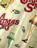 Fabulous New Men&rsquo;s Size XL Vintage 80s Christmas Movie Shirt - A Christmas Story Retro Leg Lamp Button-Front Collar Shirt with Pocket, Machine Washable Loose Fit Short Sleeve 100% Polyester Stock photos added - 4