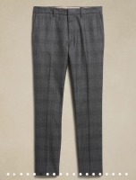 New BANANA REPUBLIC Tapered Perfect Flannel Wool Dress Pants (Size 31x32)
