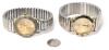 2 TIME Quartz Movement Watches With Metal Expansion Bands, Both Non-Functional And Likely Need Servicing - 2