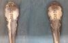 Vintage Lunt Sterling Silver Baby Spoon & Fork Set w/Monogram AR Jr. on Handle - 2