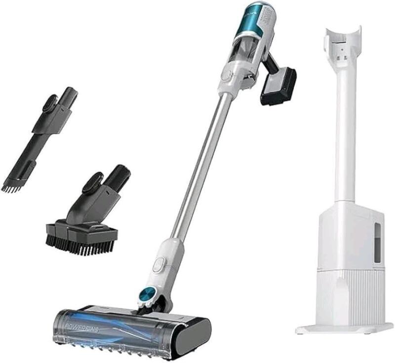 As New - Shark Detect Clean & Empty Vacuum w/Auto-Empty System , IW4000 Series . Retail $380 . Box has tear on side (see photos) Appears Complete . May be returned within 48 hours of pickup if found damaged or not as described