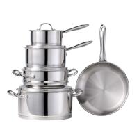 As New - Lagostina Avanti 9pc. Stainless Steel Cookware Set . Retail $340 . Box has some tears and bends , does not effect product in box . May be returned within 48 hours of pickup if found damaged or not as described.