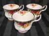 Royal Albert " Old Country Roses " Tea & Coffee Cups plus Salt and Pepper Shakers . 3 Coffee Cups , 6 Tea Cups , Creamer & Salt and Pepper Shakers - 2