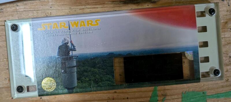 Vintage Star Wars Authentic 70mm Film Originals Reveal Alliance Edition.