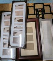 5 Long/Multiphoto Frames. Longest 30.5" Long