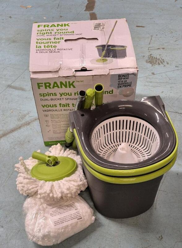 FRANK Dual-Bucket Spinning Mop