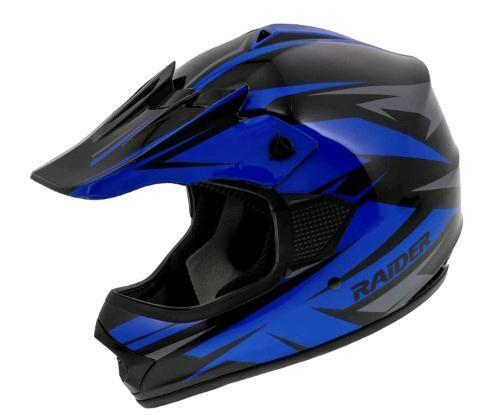 As New in Box Raider RX2 Adult Off-Road Helmet, Size Medium, Blue, Retail's for $119.99