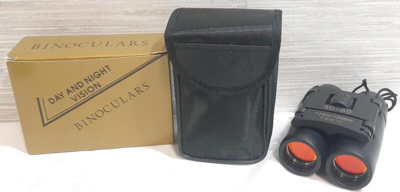 New Day & Night Vision Binoculars w/ Small Carrying Case