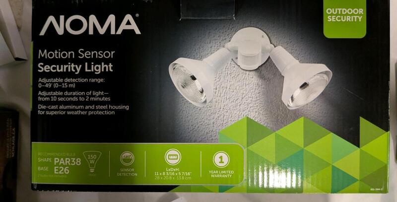 New Noma Motion Security Light. Similar Products Retail for $30