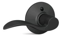 New Schlage Accent Hall and Closet Passage Door Lever, Matte Black. Retails for $47
