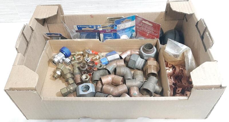 Lot of Copper Plumbing Pieces