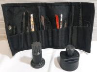 Set of Jigsaw Blades, Engine Barr Turn Tool & Flywheel Puller