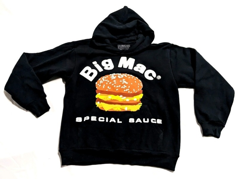 New McDonald's x Cactus Plant Flea Market "BIG MAC SPECIAL SAUCE" Hoodie: Black. (Size Medium)