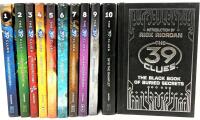 THE 39 CLUES Hardcover Book Set, Books 1-10 & The Black Book of Buried Secrets, Some Books Include Cards