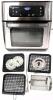 LIVINGBasic 10.5-Quart Air Fryer Oven, Rotisserie Oven, 1500W Electric, Model LB-TXFC-DT10LA, Tested For Power