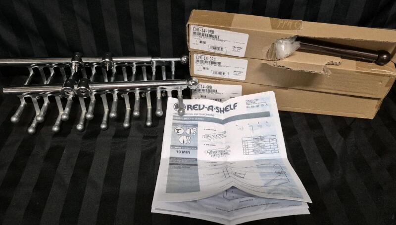 Rev-A-Shelf Sliding Belt Rack & Valet Rods For The Closet