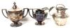 Vintage Silver Plate Coffee Pots, Creamer & Sugar Dish, Serving Dishes+ Up to 10" Tall, Incl: Forbes Plated Warranted, Sheffield LBS Co, WMA Rogers, Viking, B+W, Primrose, Victorian Plate - 3