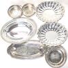 Vintage Silver Plate Coffee Pots, Creamer & Sugar Dish, Serving Dishes+ Up to 10" Tall, Incl: Forbes Plated Warranted, Sheffield LBS Co, WMA Rogers, Viking, B+W, Primrose, Victorian Plate - 4