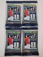 2025 Panini Donruss MLB Baseball Sealed Trading Card Wax Packs . Four (4) Packs