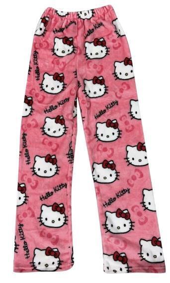New sz L Youth Kids Hello Kitty Fleece Pants