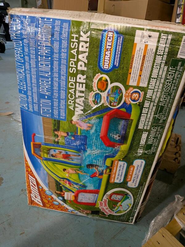 [Only Inflatable Part] BANZAI Arcade Outdoor Inflatable Splash Water Park & Sports Centre Combo. Retails for $800 with all Pieces