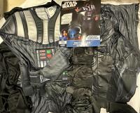 2 Men&rsquo;s Large Darth Vader Costumes [No Mask] Includes 2 Muscle Jumpsuits and 6 Capes