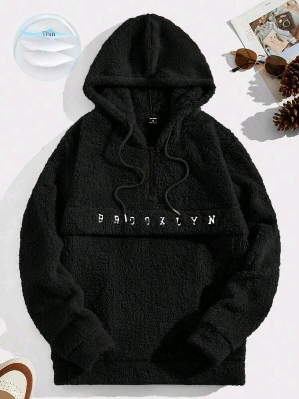 New sz Large Men's Manfinity Fleece Hoodie Brooklyn