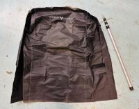 Backyard/Grilling Lot, Includes Vermont Castings BBQ Cover (Approx. 31&rdquo; x 14&rdquo; x 44&rdquo;) and Woods Telescoping 3-Section Extension Pole (94-236cm)