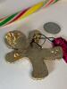 Beautiful and Adorable Tagged Betsey Johnson Multi Coloured Rhinestone Enamel Gingerbread Brooch / Pendant Approximately 2&rsquo;&rsquo; - 4