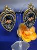 Vintage Inspired Bohemian 18K Gold-Plated Alloy Earrings with Imitation Pearl & Colorful Enamel Bird Design Stamped 925 Sterling Silver Posts approximately 2.5 x 1.3&rsquo;&rsquo; stock photos added - 2