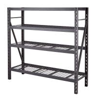 As-New MAXIMUM Adjustable 4-Shelf Heavy Duty Steel Metal Storage Rack / Shelving Unit, 77 x 24 x 72-in - Retails for $289.99 [48 Hour R&T Warranty, See Description]