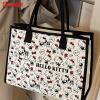 New Sanrio Hello Kitty Large Capacity Canvas Tote Bag, Multi-Functional Zipper Shoulder Bag, Lightweight Outings, and Travel Storage approximately 11.8 x 15&rsquo;&rsquo; Stock photos added - 3